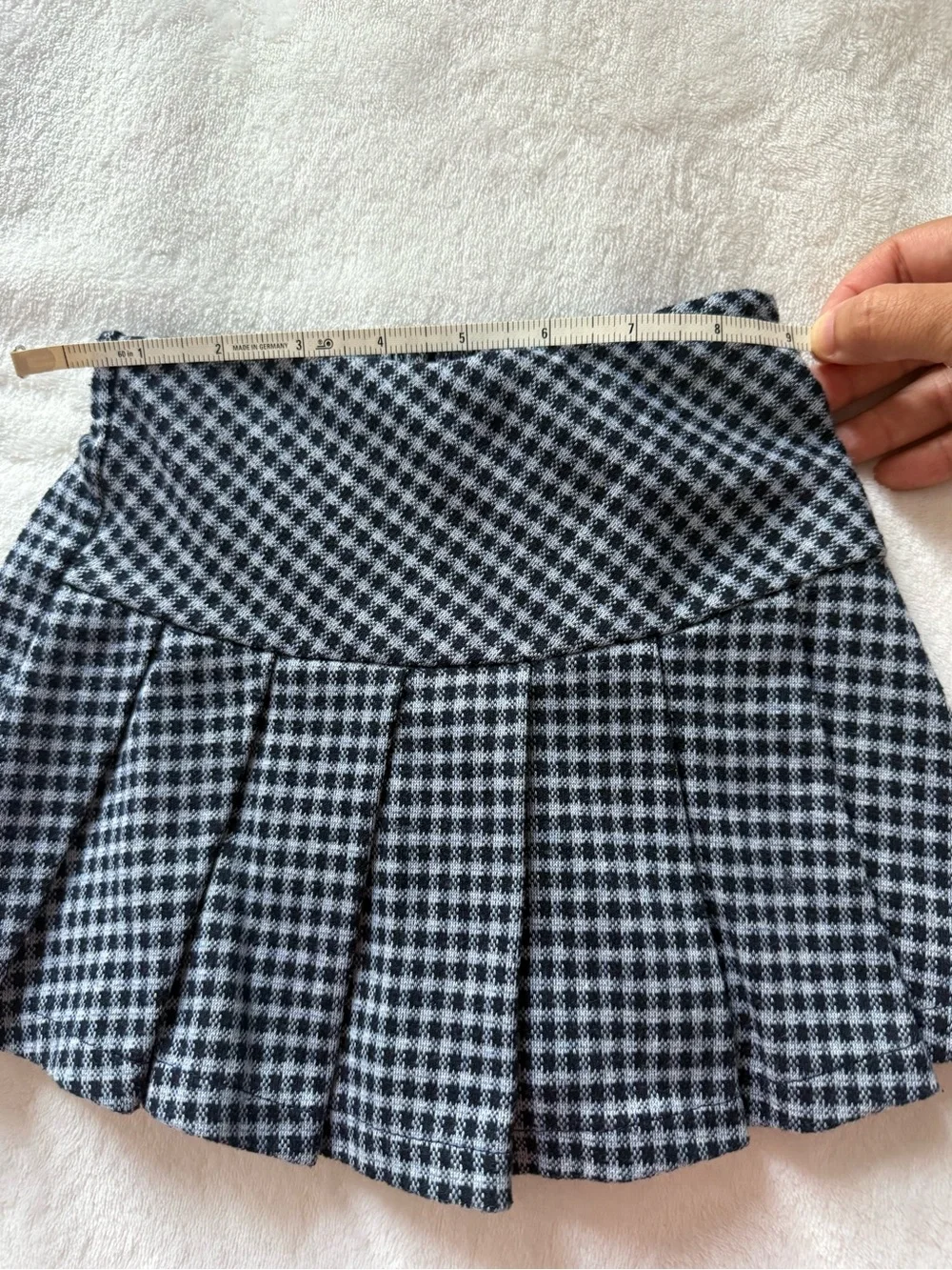 Zara girl Plaid Pleated Mini Skort 5T